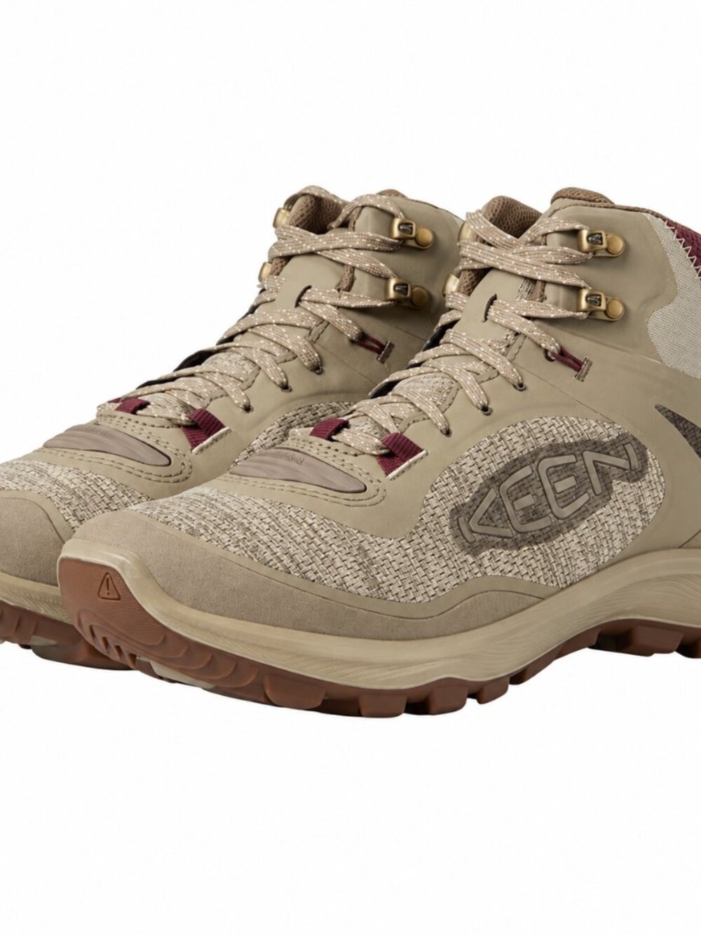 NWT KEEN Terradora Flex Mid Waterproof Hiking Boots Women’s 8.5 Taupe - Picture 4 of 5